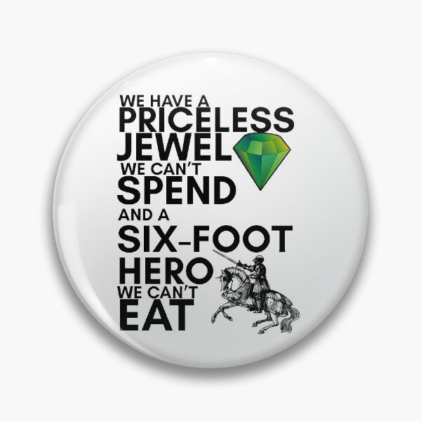 Item preview, Galavant-Inspired "Six-Foot Hero" designed and sold by mulberrydragon.
