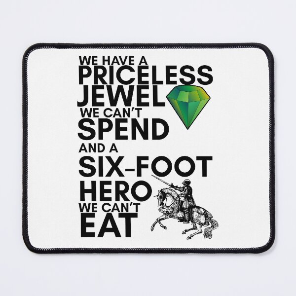 Item preview, Galavant-Inspired "Six-Foot Hero" designed and sold by mulberrydragon.