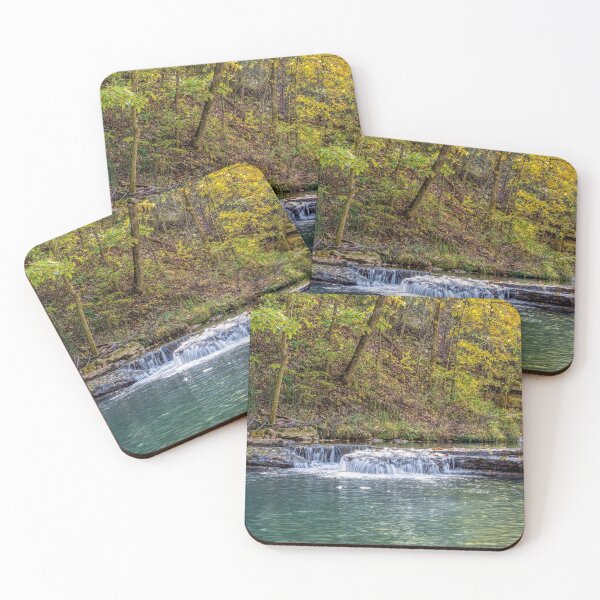 Item preview, Ozarks Golden Emerald Waterfall designed and sold by mljdwhite.