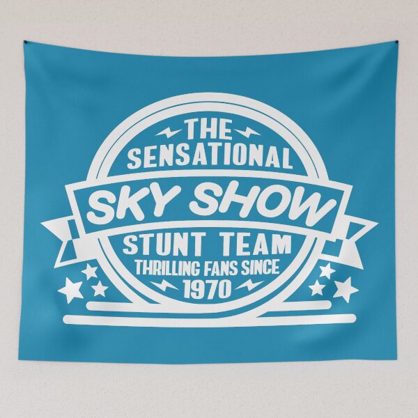 Item preview, 1970 - The Sensational Sky Show (Blue) designed and sold by Justin Ellis.