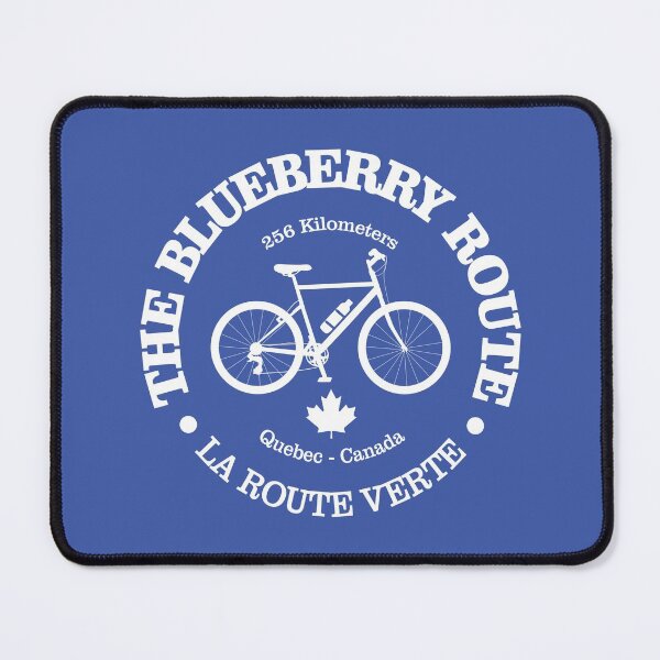 Item preview, Blueberry Route (cycling) designed and sold by curranmorgan.