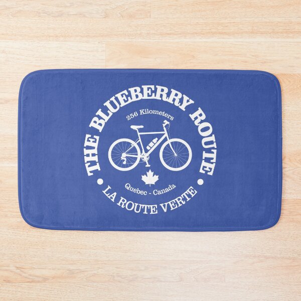 Item preview, Blueberry Route (cycling) designed and sold by curranmorgan.