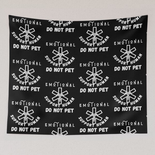 Item preview, emotional support human do not pet designed and sold by ronaldsonou.