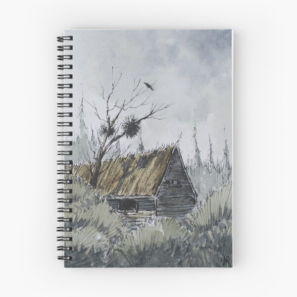Item preview, Nests line and wash watercolor by Nil Rocha art designed and sold by NilRochaArt.