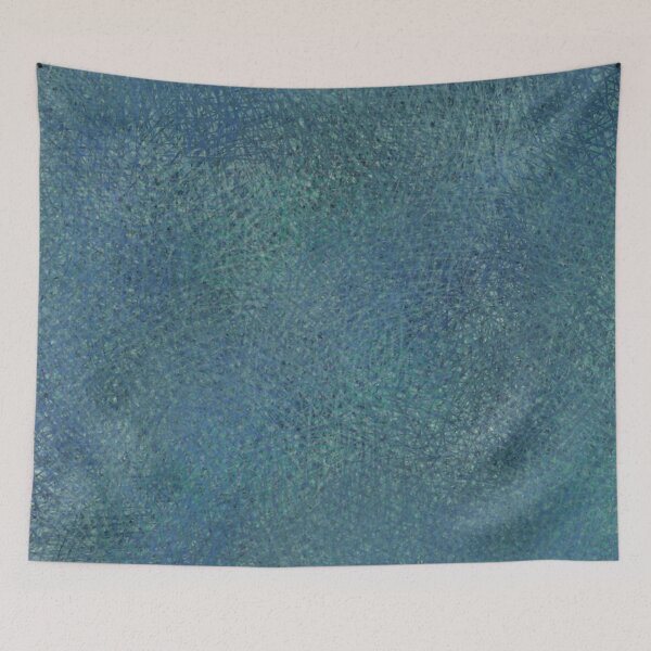 Item preview, Blue Scratchy Texture with Muted Green Tones designed and sold by KathyLav.