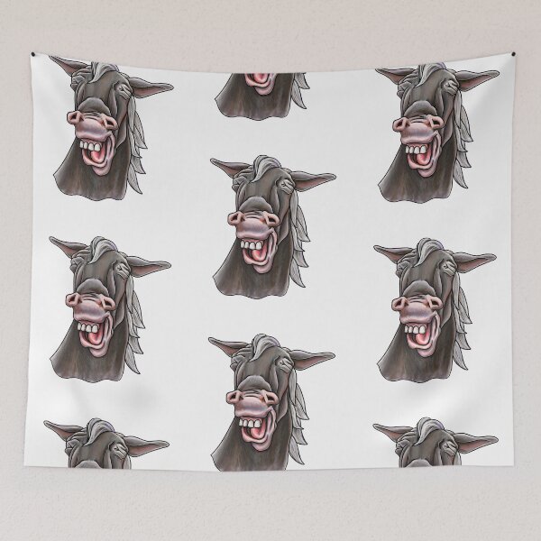 Item preview, laughing horse designed and sold by Banosart.