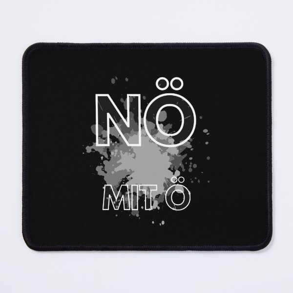 Item preview, NÖ MIT Ö // Just No // Black and White // Statement Text Design designed and sold by ONLY-E-DE.