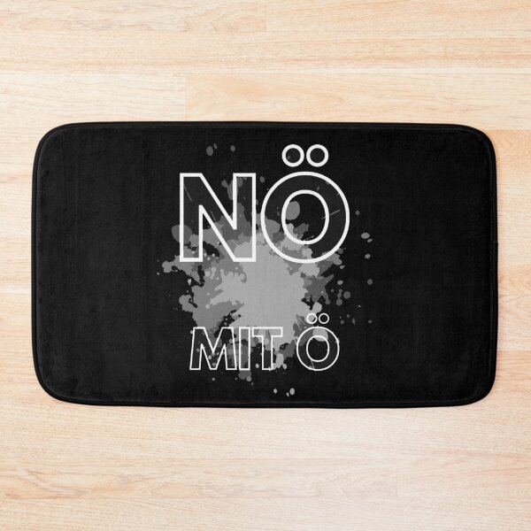 Item preview, NÖ MIT Ö // Just No // Black and White // Statement Text Design designed and sold by ONLY-E-DE.