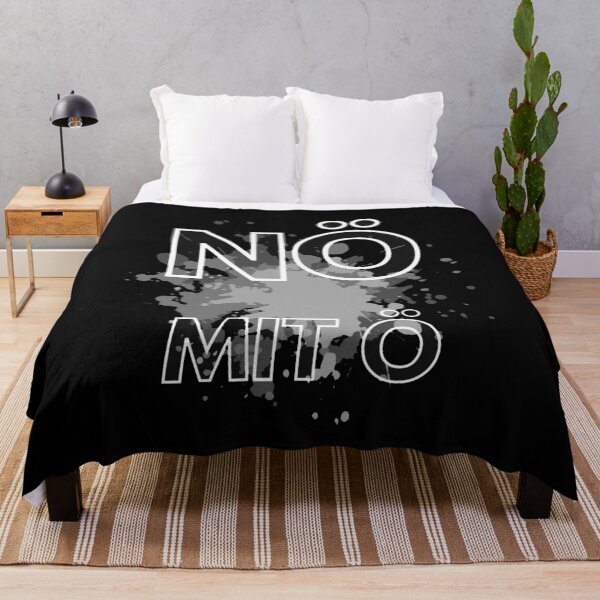 Item preview, NÖ MIT Ö // Just No // Black and White // Statement Text Design designed and sold by ONLY-E-DE.