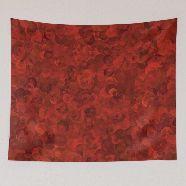 Item preview, Red and Black Circles and Swirls designed and sold by KathyLav.