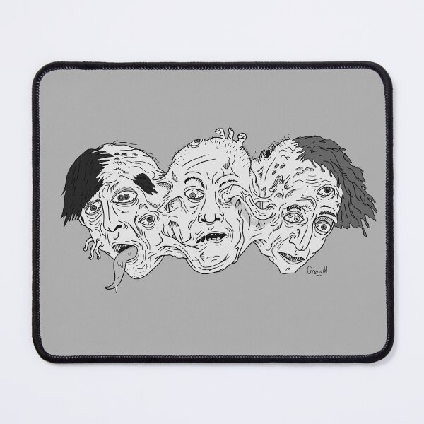 Item preview, Stooges Horror (Black & White) designed and sold by GreggM Art.