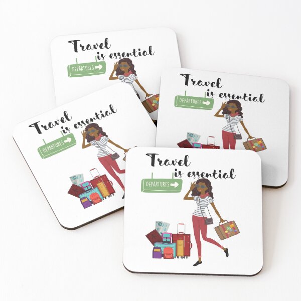 Item preview, Travel is Essential Depatures ~ African American  designed and sold by JustaGurli.