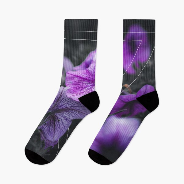 Item preview, Dark Moody Purple Petunia Garden  designed and sold by Robtography.