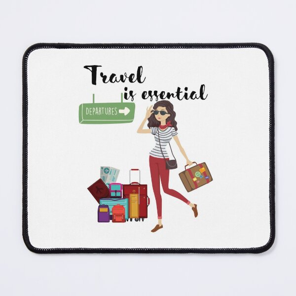 Item preview, Travel is Essential Depatures designed and sold by JustaGurli.