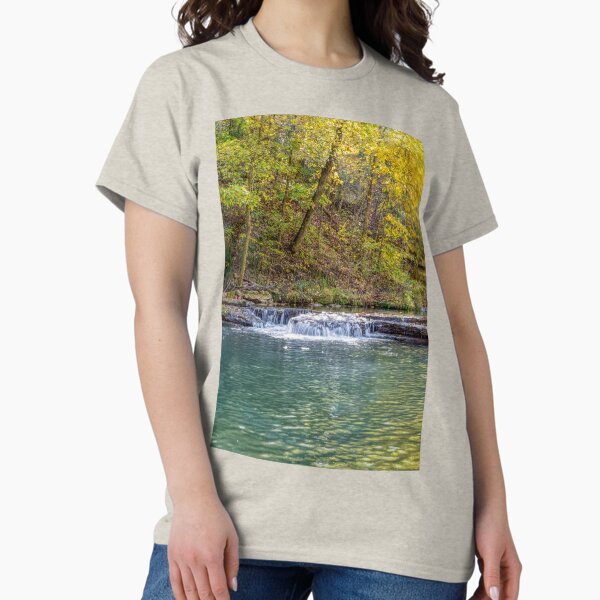 Item preview, Ozarks Golden Emerald Waterfall designed and sold by mljdwhite.
