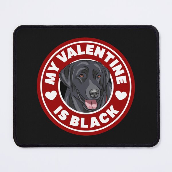 Item preview, Black Labrador Retriever Valentine designed and sold by StarcyWol.