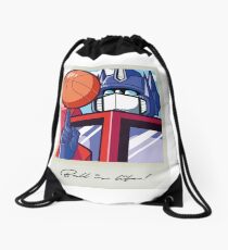 Optimus: Ball is Life Drawstring Bag