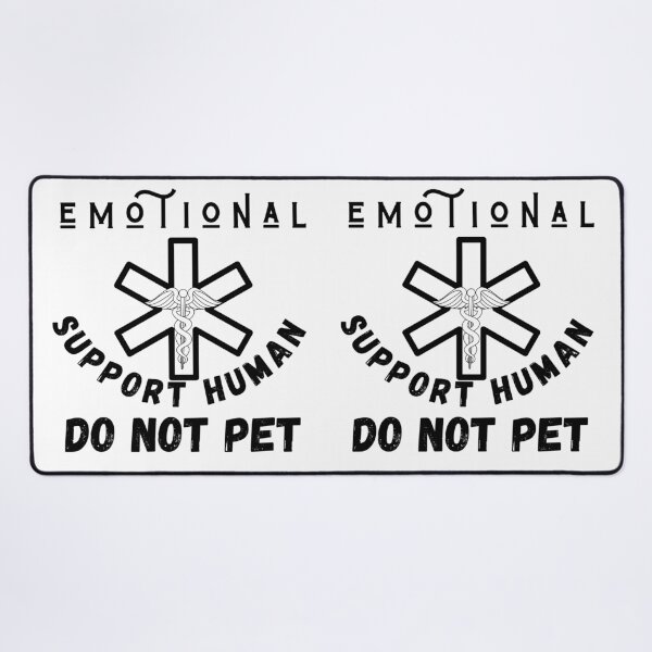 Item preview, emotional support human do not pet designed and sold by ronaldsonou.