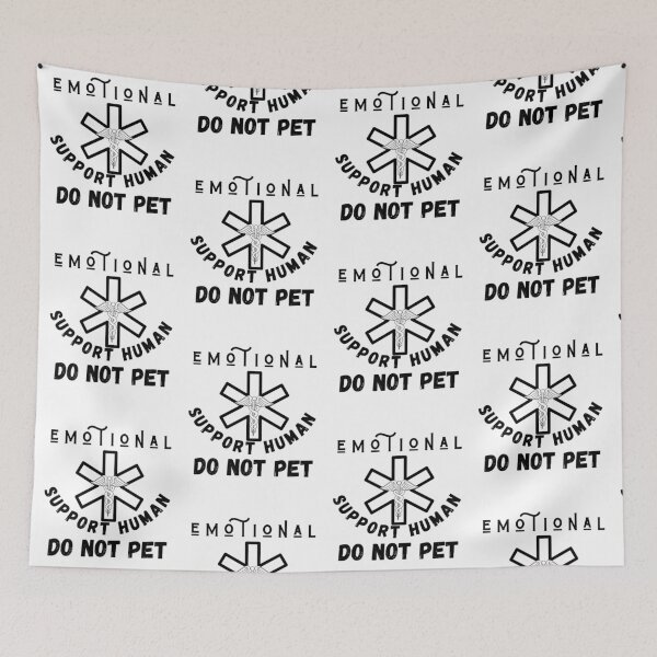 Item preview, emotional support human do not pet designed and sold by ronaldsonou.