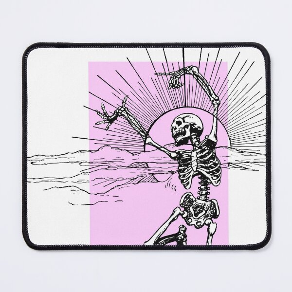 Item preview, Free Spirited Halloween Skeleton in Pink designed and sold by analogwardrobe.