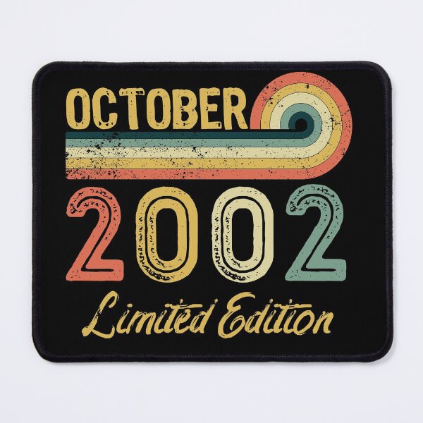Item preview, Retro Vintage 19th Birthday - Born in October 2002 designed and sold by meedTee.