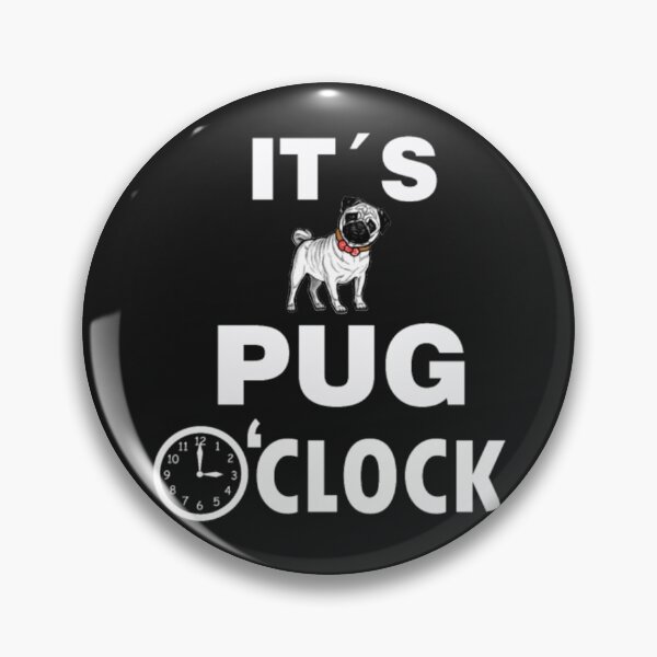 Item preview, Es la hora del reloj pug designed and sold by StarcyWol.