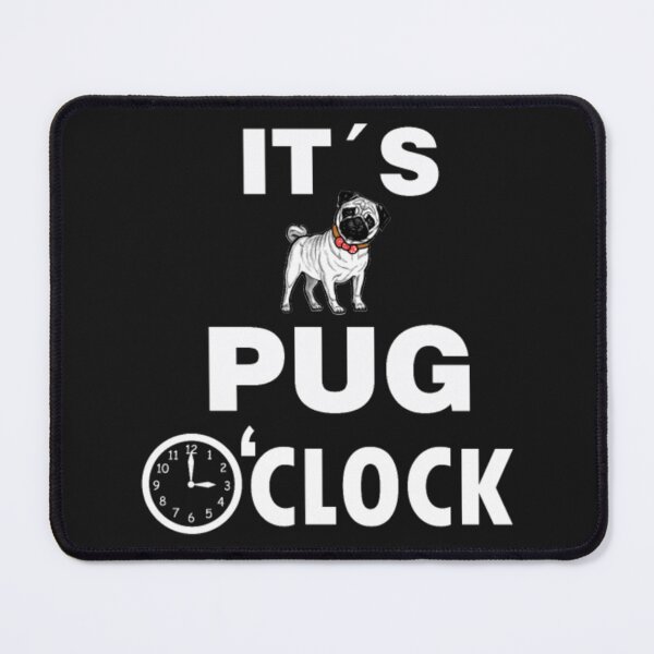 Item preview, Its pug clock time designed and sold by StarcyWol.