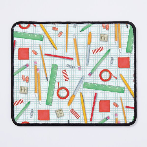 Item preview, Pens and Pencils on Graph Paper designed and sold by bevestudio.