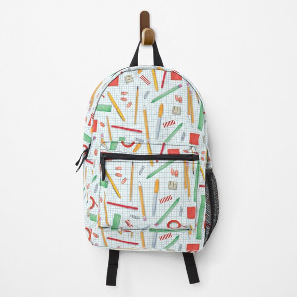 Item preview, Pens and Pencils on Graph Paper designed and sold by bevestudio.