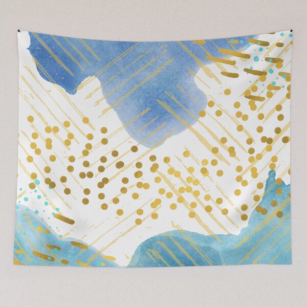 Item preview, Blue and gold  designed and sold by creativeDaphne.