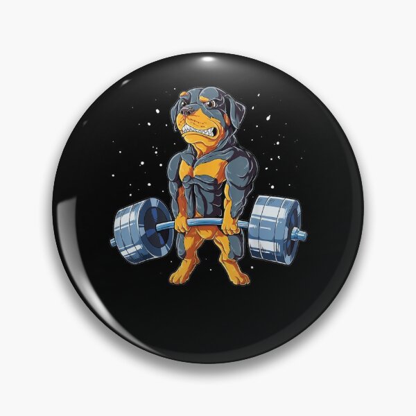 Item preview, Rottweiler Weightlifting Funny Deadlift Men Fitness Gym Gift   designed and sold by joh1zwfkristy.