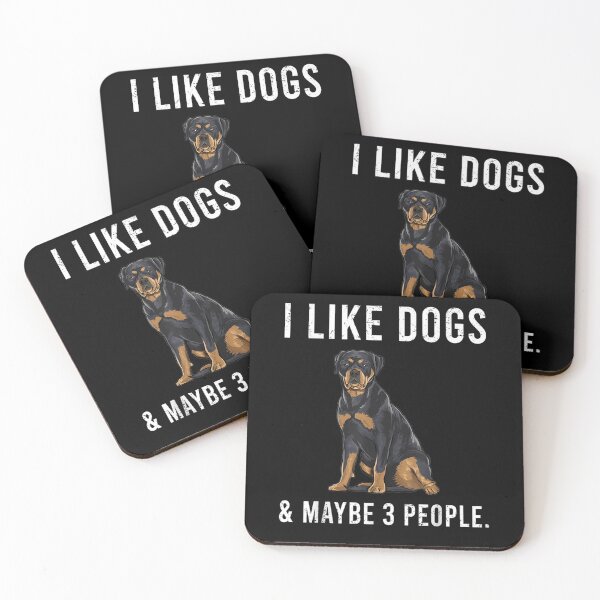 Item preview, Funny I Like Rottweiler Dogs And Maybe 3 People   designed and sold by joh1zwfkristy.