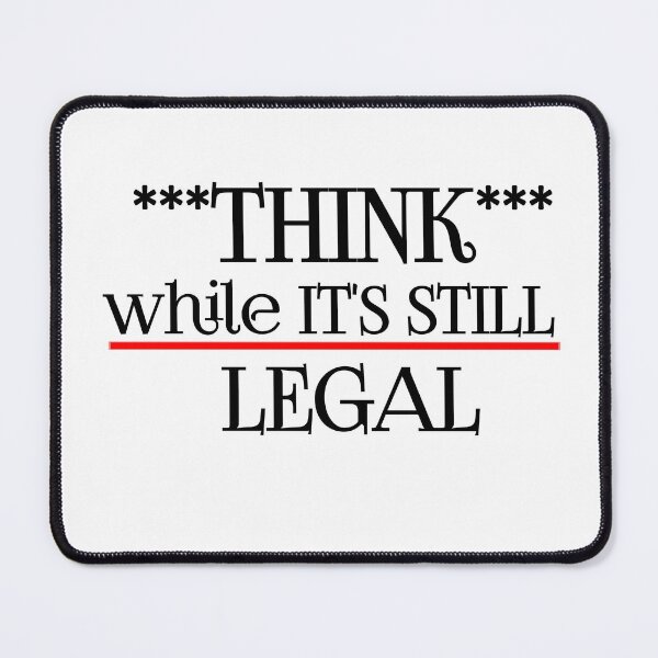 Item preview, Think while it's still legal t-shirt designed and sold by happyshirt27.