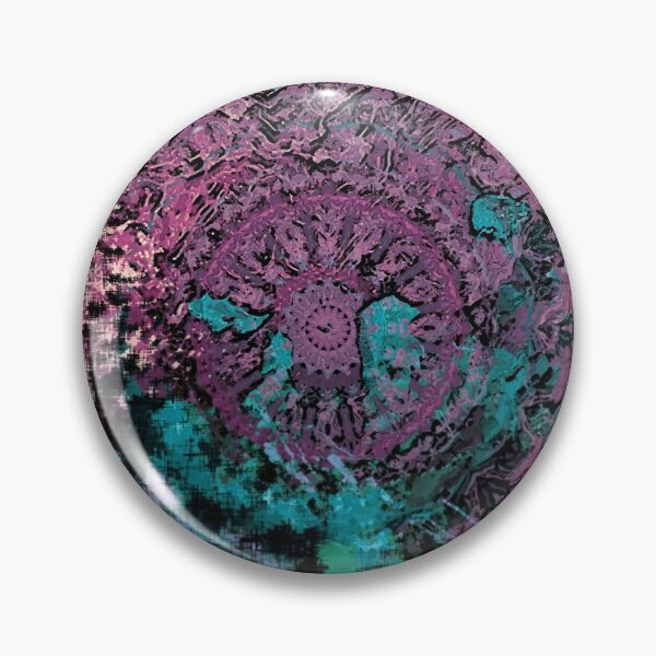 Item preview, Abstract psychedelic trippy art mandala design designed and sold by S Y N T H R E A L M.