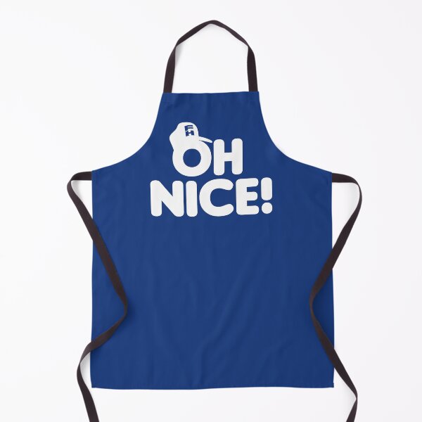 Item preview, Oh Nice! (White on Blue) designed and sold by Justin Ellis.