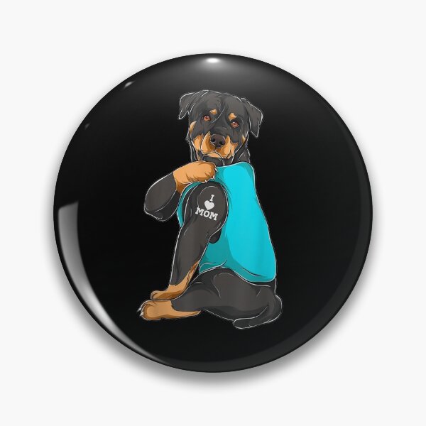 Item preview, Rottweiler I Love Mom Tattoo Apparel Dog Mom Gifts Womens   designed and sold by joh1zwfkristy.