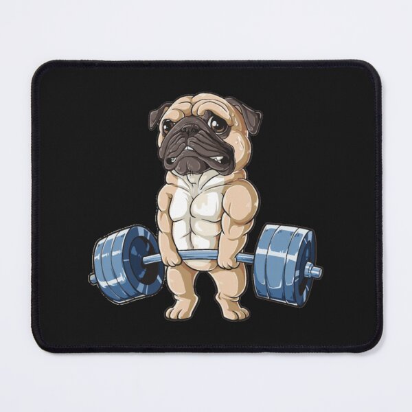 Item preview, Pug Dog Working fitness Out Funny designed and sold by StarcyWol.