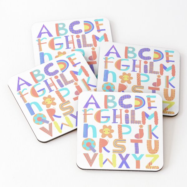 Item preview, Playful rainbow colorful alphabet, abc for kids designed and sold by Chinxi.