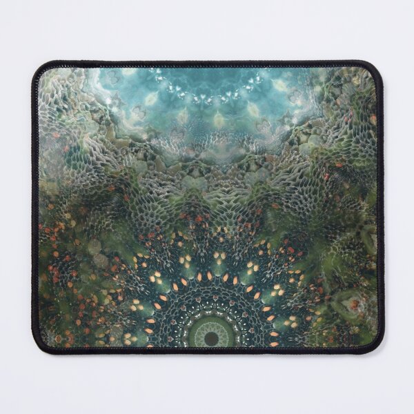 Item preview, Abstract psychedelic trippy art mandala design designed and sold by S Y N T H R E A L M.