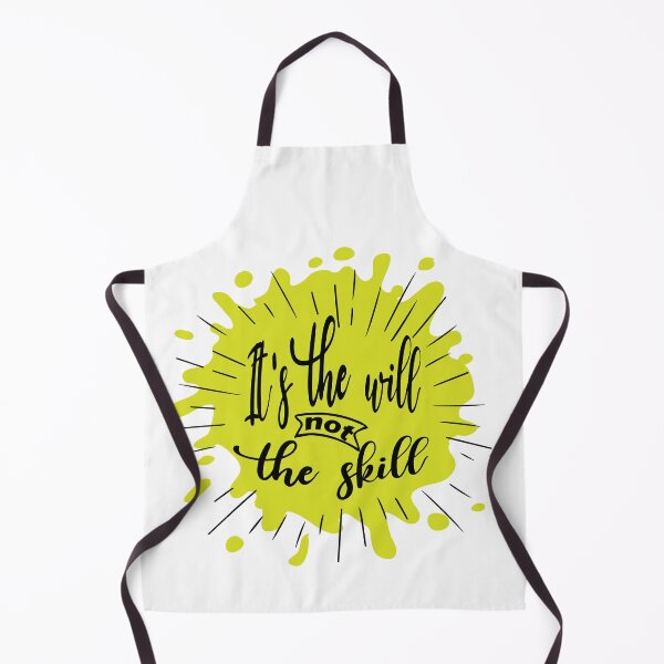 Item preview, It's The Will Not The Skill Inspirational Quotes designed and sold by JustBeeAwesome.