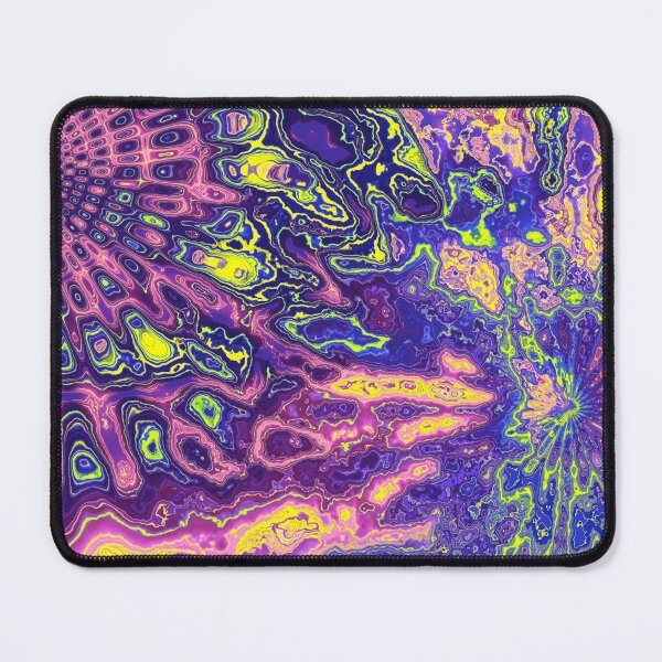 Item preview, Abstract psychedelic trippy art mandala design designed and sold by S Y N T H R E A L M.