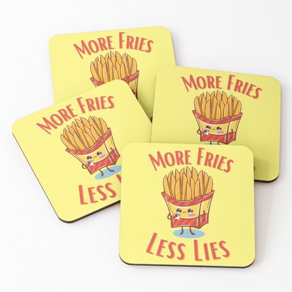 Item preview, More Fries Less Lies designed and sold by Erie-Cole.