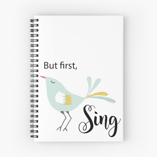 Item preview, But first, Sing designed and sold by Lily Teague.