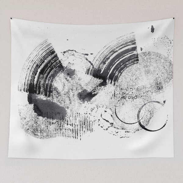 Item preview, ink explorations (163) - abstract black india ink painting designed and sold by expl-rations.