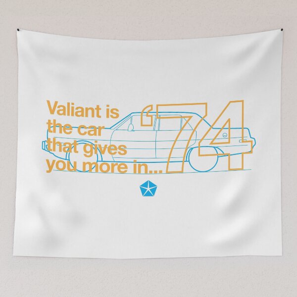 Item preview, 1974 Valiant Sedan - The Car That Gives You More designed and sold by Justin Ellis.