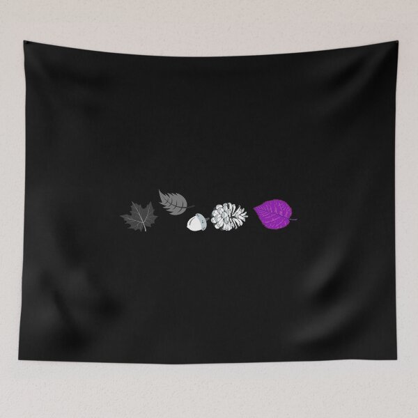 Item preview, Fall Autumn Thanksgiving Leaves Ace. Asexual Pride designed and sold by Subtle Pride Shop.