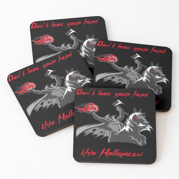 Item preview, Headless Horseman Don't Lose Your Head with Flaming Pumpkin Halloween  designed and sold by LMcDs.