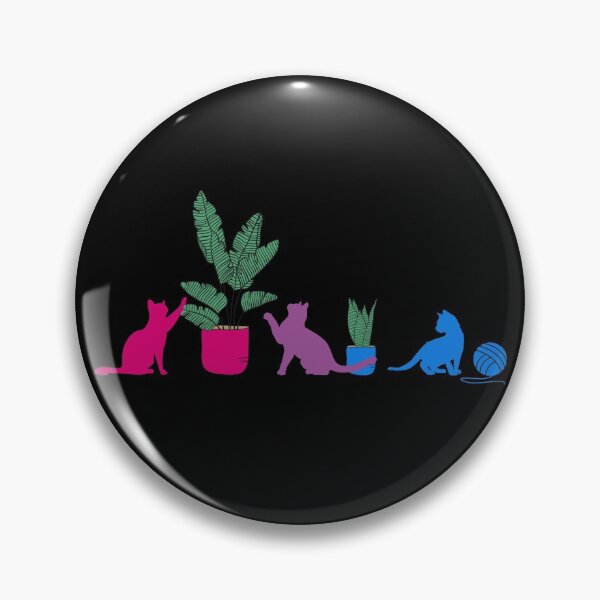 Item preview, Bi Cats and Plants. Bisexual Pride designed and sold by Subtle Pride Shop.