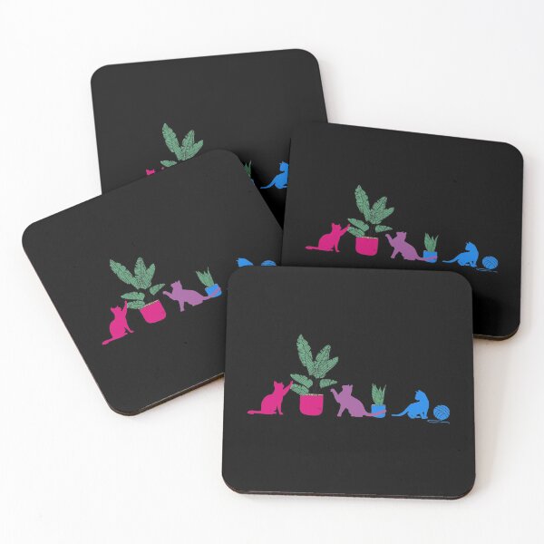 Item preview, Bi Cats and Plants. Bisexual Pride designed and sold by Subtle Pride Shop.
