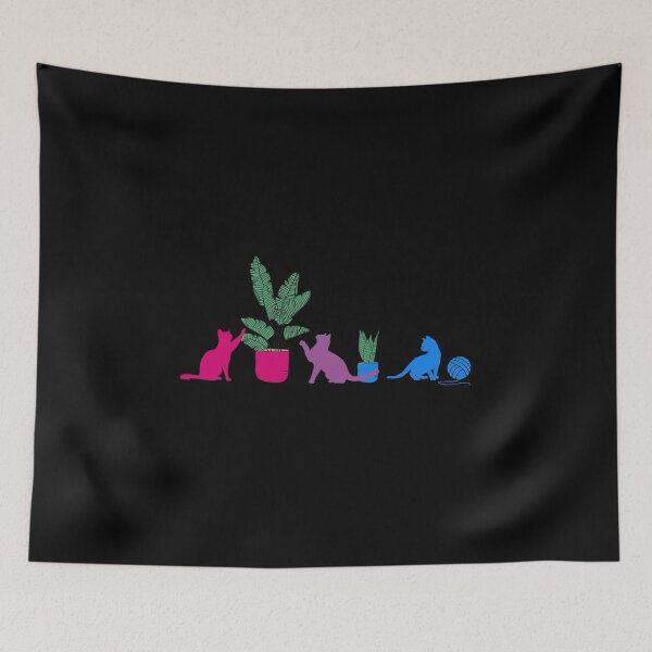 Item preview, Bi Cats and Plants. Bisexual Pride designed and sold by Subtle Pride Shop.